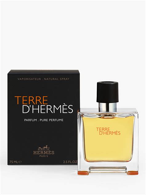 terre d'hermes parfum pure perfume|terre d'hermes parfum 75 ml.